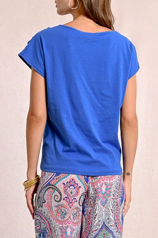 Top - Azul rey