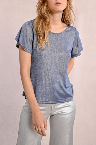 Top - Azul grisáceo