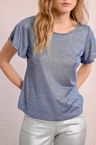 Top - Azul grisáceo
