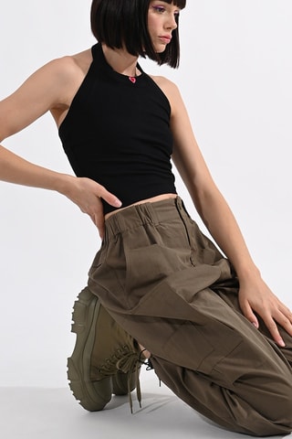 Crop top - Negro
