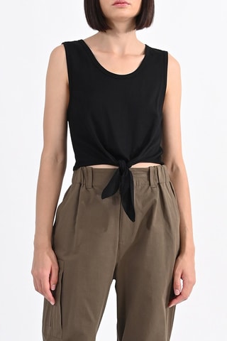 Crop top - Negro
