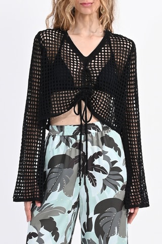 Crop top - Negro