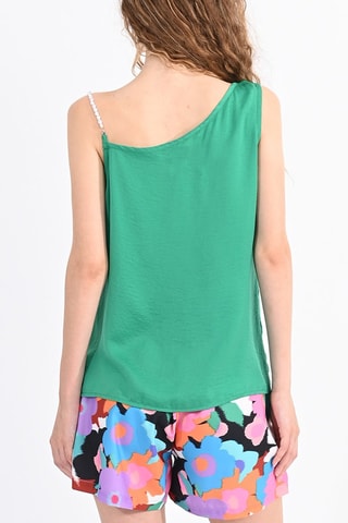 Top drapeado - Verde