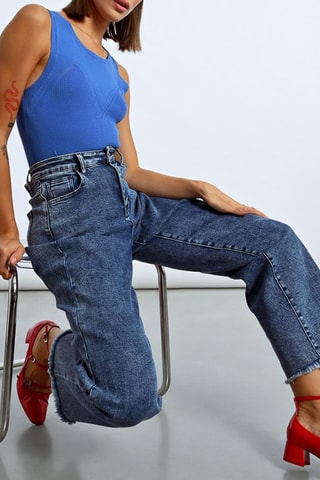 Top - Azul