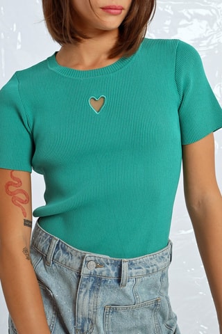 Top - Verde esmeralda