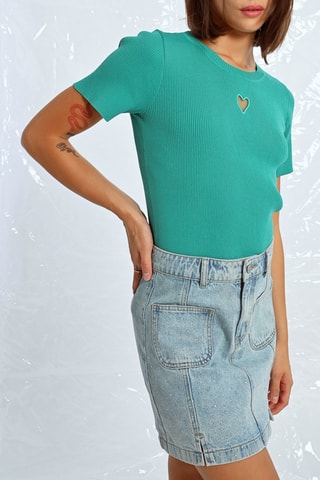 Top - Verde esmeralda