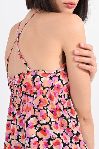 Top - Negro y rosa empolvado