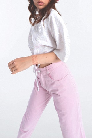 Crop top - 
Blanco