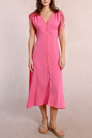 Vestido midi - Rosa