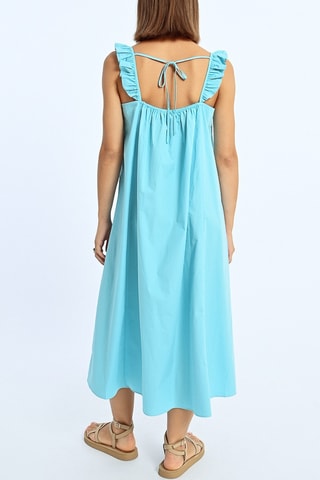 Vestido midi - Turquesa