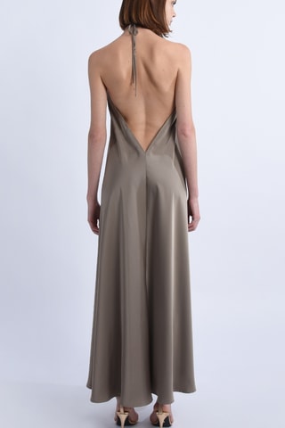 Vestido largo - Caqui