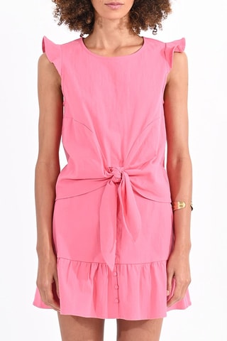 Vestido recto - Coral