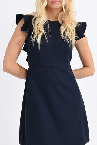Vestido evasé - Azul marino