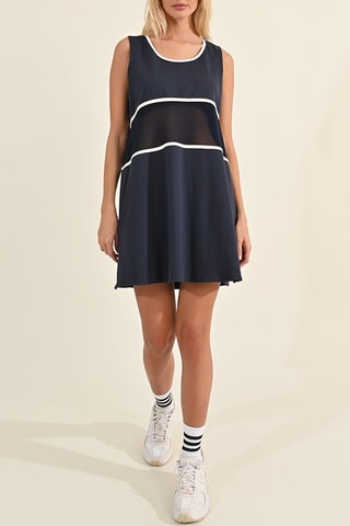 Vestido trapecio - Azul marino