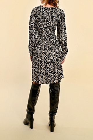 Vestido camisero - Negro