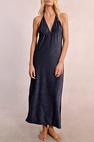 Vestido largo - Azul marino