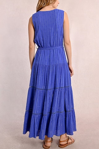 Vestido largo - Azul cobalto