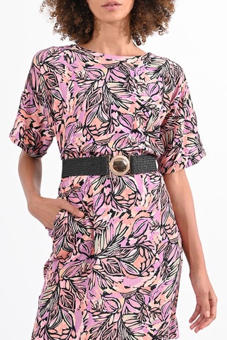 Vestido recto - Rosa