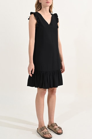 Vestido recto - Negro