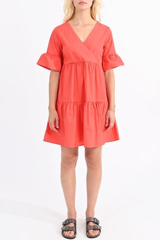 Vestido trapecio - Naranja