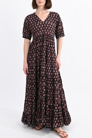 Vestido largo - Marrón oscuro