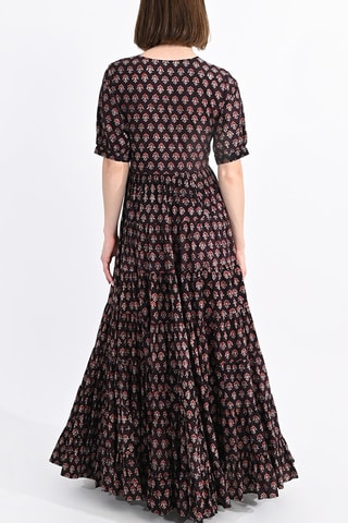 Vestido largo - Marrón oscuro