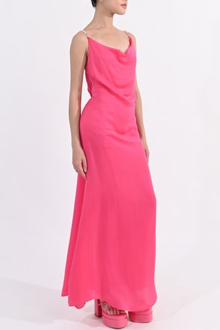 Vestido largo - Fucsia