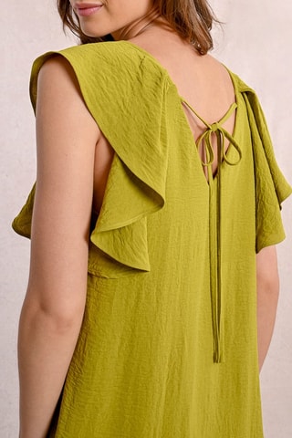Vestido recto - Verde oliva