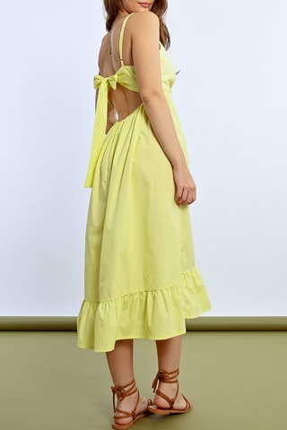 Vestido midi - Amarillo