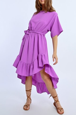 Vestido evasé - Violeta