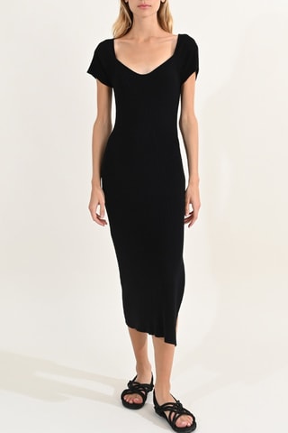 Vestido de tubo - Negro