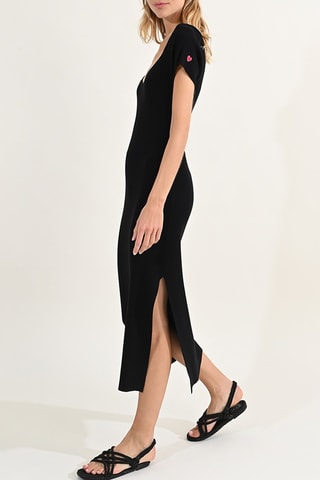 Vestido de tubo - Negro
