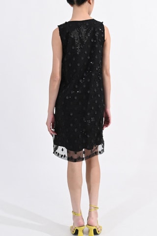Vestido trapecio - Negro