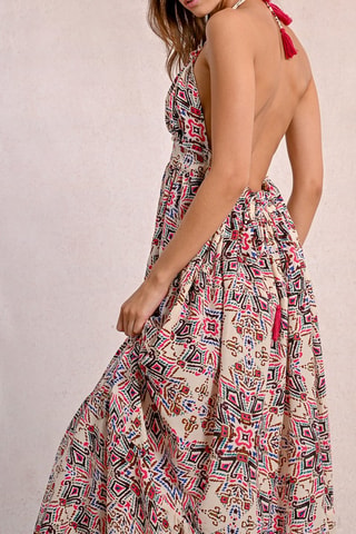 Vestido largo - Crudo