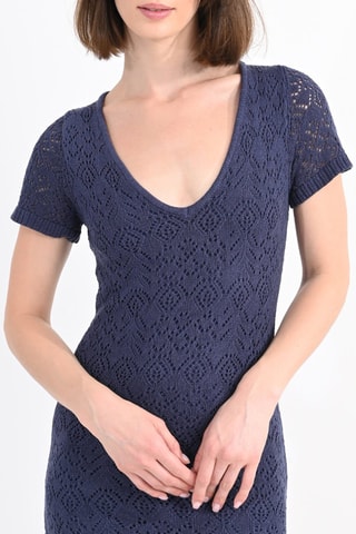 Vestido de tubo - Azul marino