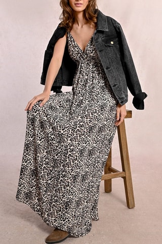 Vestido largo - Beige