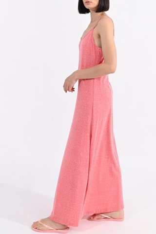 Vestido largo - Coral jaspeado