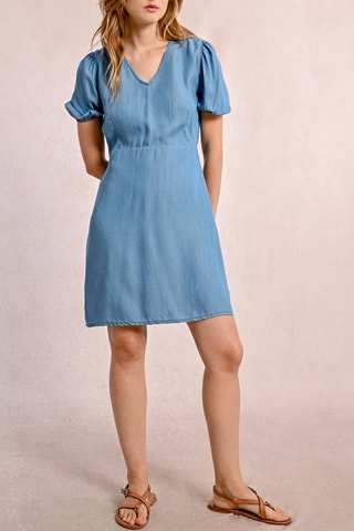 Vestido recto - Azul cobalto