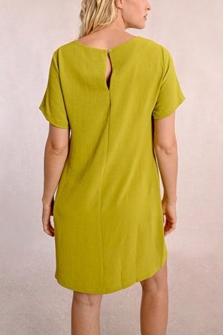 Vestido recto - Verde oliva