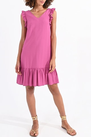 Vestido midi - Rosa
