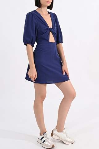 Vestido recto - Azul marino