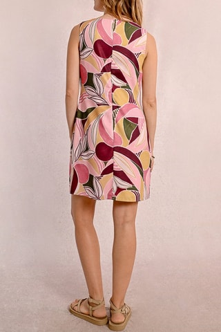 Vestido recto - Rosa