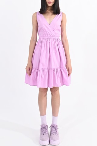 Vestido evasé - Malva