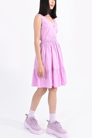 Vestido evasé - Malva