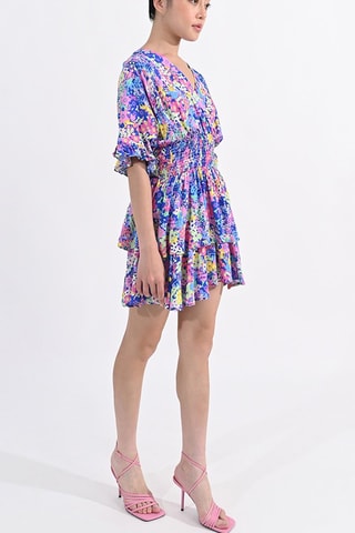 Vestido evasé - Azul rey
