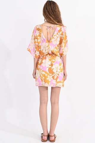 Vestido recto - Mostaza