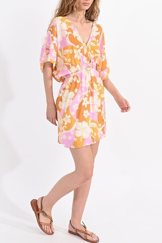 Vestido recto - Mostaza