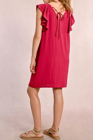 Vestido recto - Rojo
