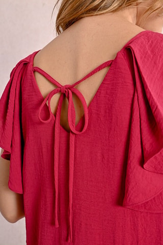 Vestido recto - Rojo