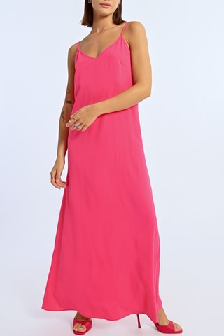 Vestido largo - Fucsia